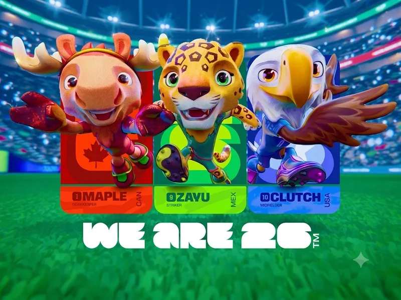 FIFA ra mắt bộ ba linh vật World Cup 2026 với ba nhân vật mang bản sắc riêng của các quốc gia đồng đăng cai