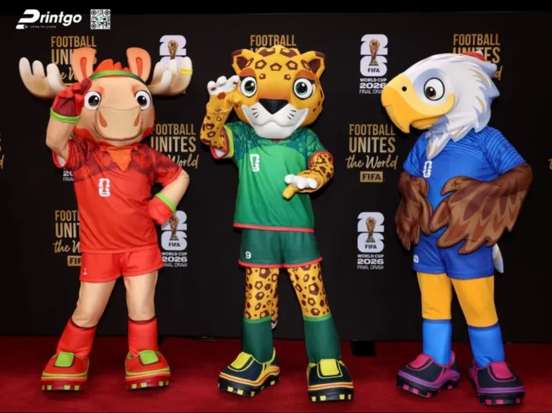 Bộ ba mascot xuất hiện trong các chiến dịch quảng bá, sản phẩm lưu niệm và hoạt động cộng đồng trước giải đấu