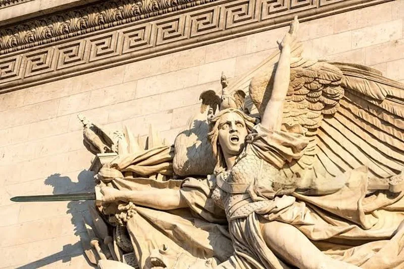 Tác phẩm điêu khắc nổi tiếng La Marseillaise tái hiện tinh thần yêu nước và khát vọng tự do của dân tộc Pháp.